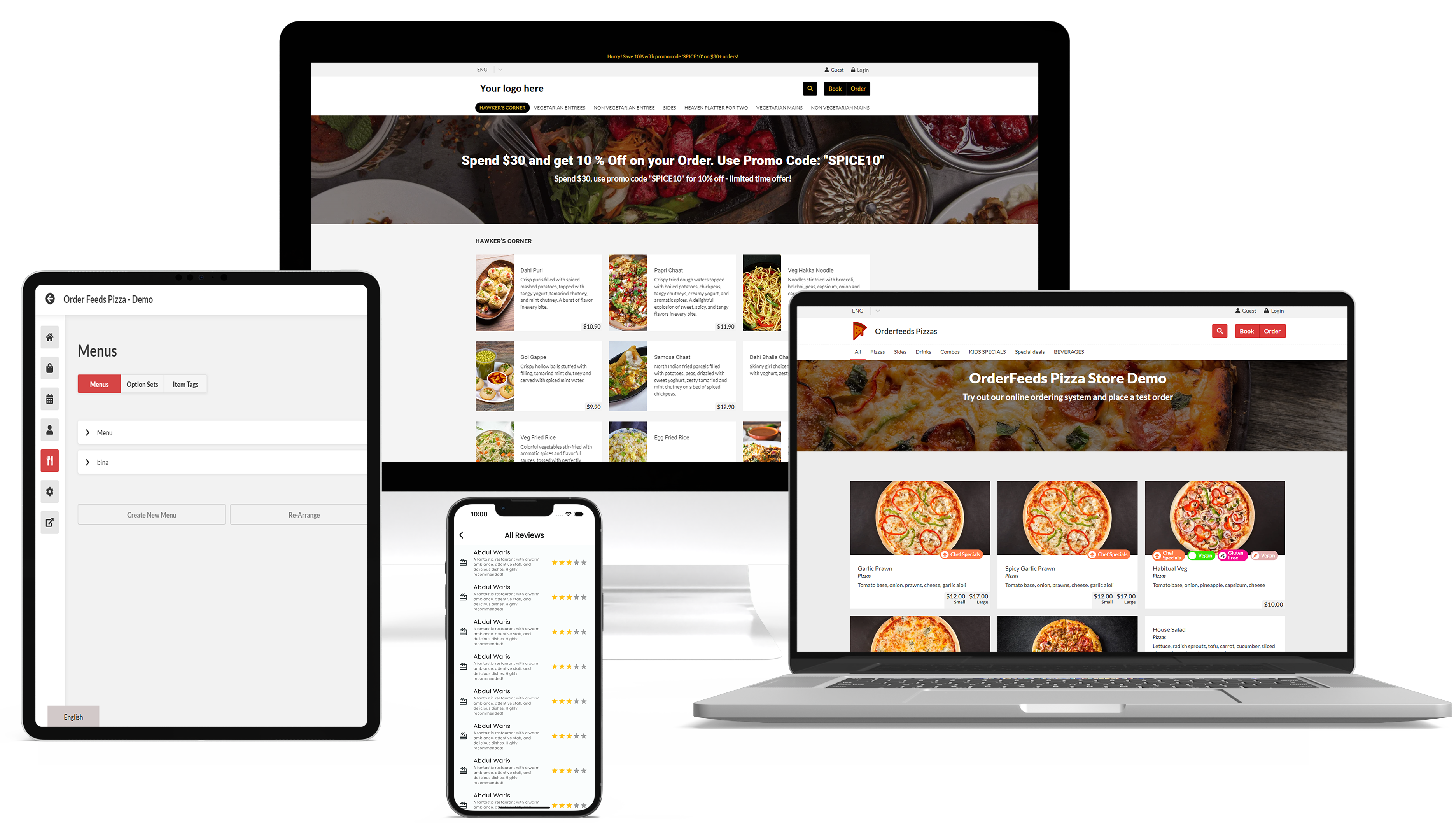 How to Set Up Online Food Ordering for Restaurants in Orderfeeds